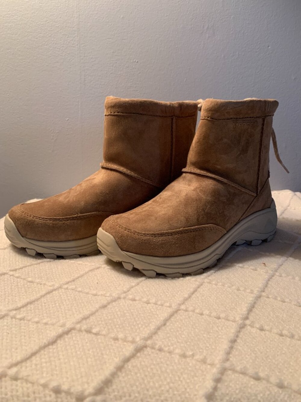 Merrell Winter Pull On Boots Camel